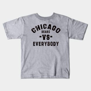 Chicago bears vs everybody: Newest "Chicago bears vs Everybody" design for chicago bears lovers Kids T-Shirt